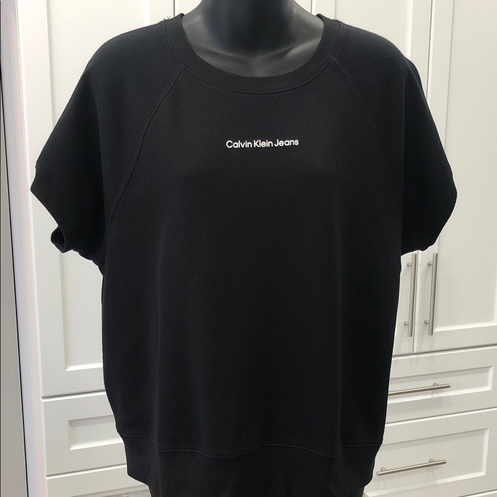 Calvin Klein Jeans Black Short Sleeve Top